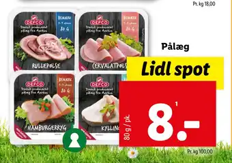 Lidl Pålæg tilbud