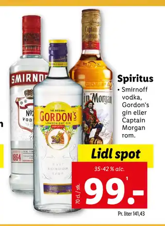 Lidl Spiritus tilbud