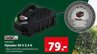Lidl Oplader 20 V 2,4 A tilbud
