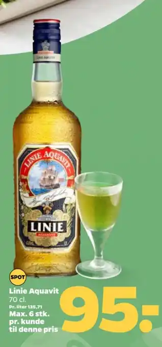 Netto Linie Aquavit tilbud