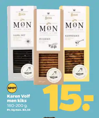Karen Volf møn kiks