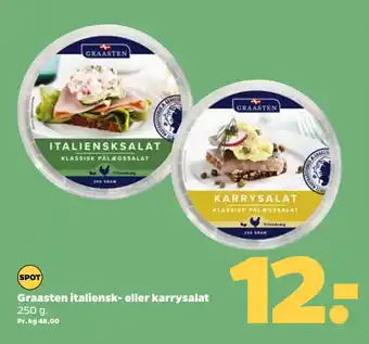 Netto Graasten italiensk- eller karrysalat tilbud
