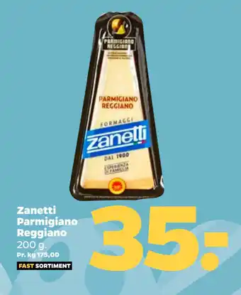 Netto Zanetti Parmigiano Reggiano tilbud