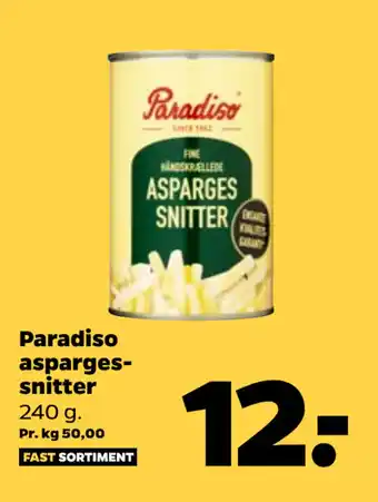 Netto Paradiso aspargessnitter tilbud