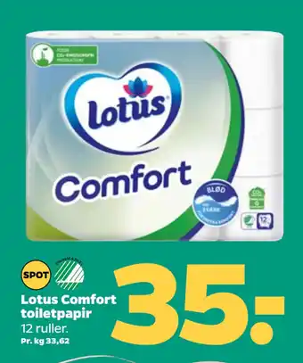 Netto Lotus Comfort toiletpapir tilbud