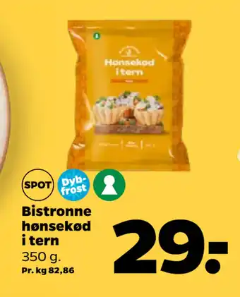 Netto Bistronne hønsekød i tern tilbud