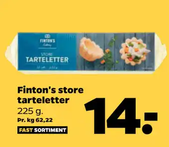 Netto Finton's store tarteletter tilbud