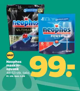 Netto Neophos maskinopvask tilbud