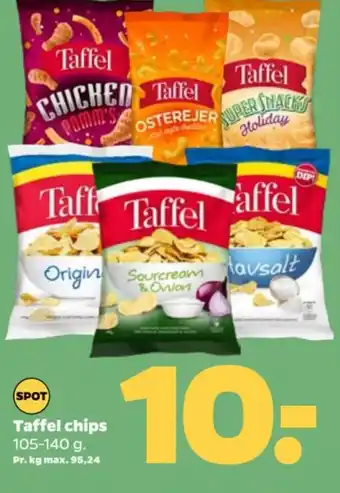 Netto Taffel chips tilbud