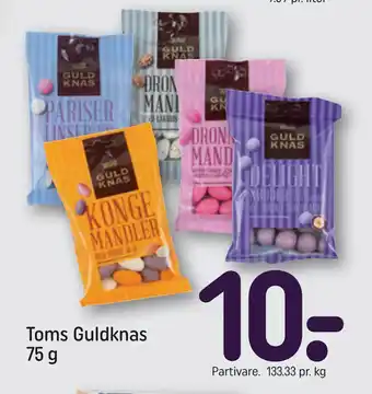 REMA 1000 Toms Guldknas 75 g tilbud