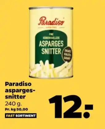 Netto Paradiso asparges- snitter tilbud