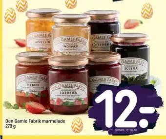 REMA 1000 Den Gamle Fabrik marmelade 270 g tilbud