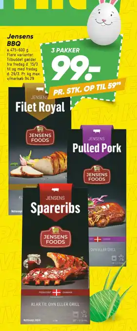 Bilka Jensens BBQ tilbud