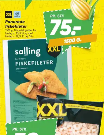 Bilka Panerede fiskefileter tilbud