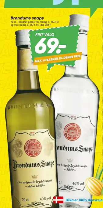 Brøndums snaps