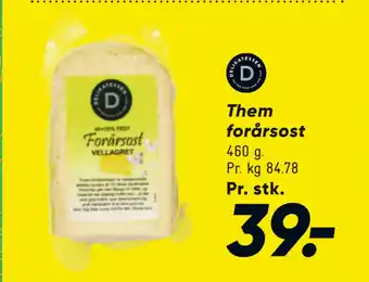 Bilka Them forårsost tilbud