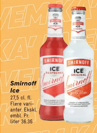 Bilka Smirnoff Ice tilbud