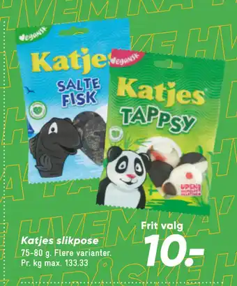 Bilka Katjes slikpose tilbud