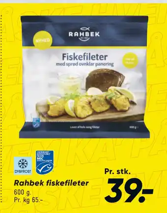 Bilka Rahbek fiskefileter tilbud