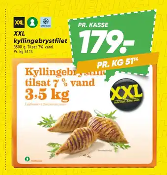 Bilka XXL kyllingebrystfilet tilbud