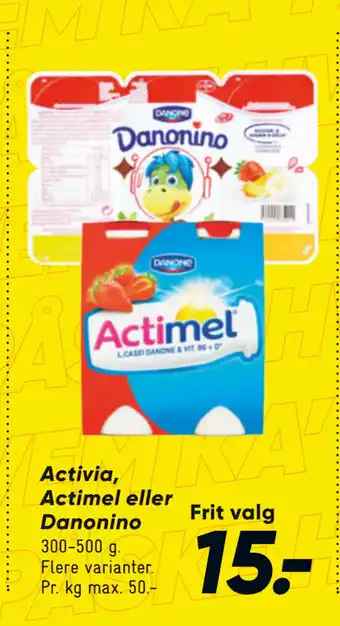 Bilka Activia, Actimel eller Danonino tilbud