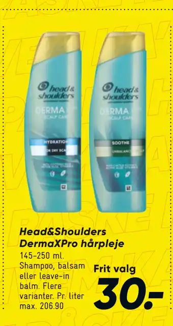 Bilka Head& Shoulders DermaXPro hårpleje tilbud