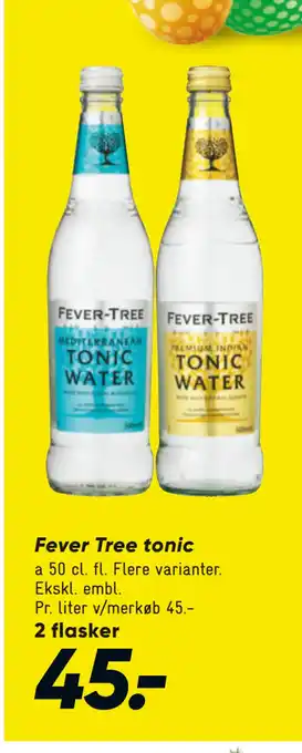 Bilka Fever Tree tonic tilbud