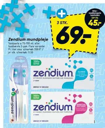 Bilka Zendium mundpleje tilbud
