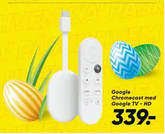Bilka Google Chromecast med Google TV - HD tilbud