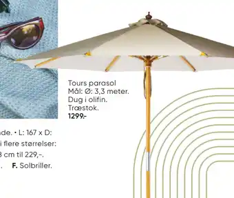 Bilka Tours parasol tilbud