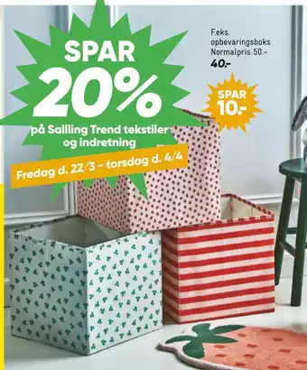 Bilka opbevaringsboks tilbud