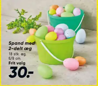 Bilka Spand med 2-delt æg tilbud