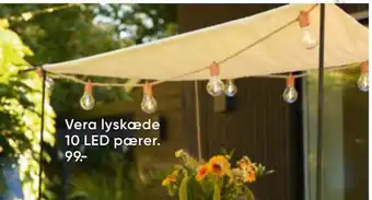 Vera lyskæde 10 LED pærer