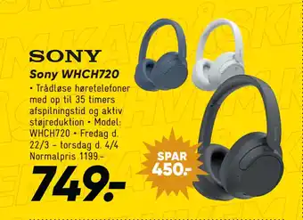 Bilka Sony WHCH720 tilbud