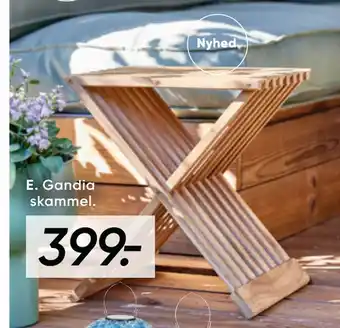 Bilka Gandia skammel tilbud