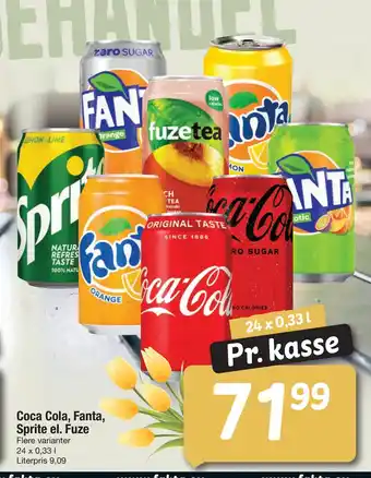 Fakta Tyskland Coca Cola, Fanta, Sprite el. Fuze tilbud