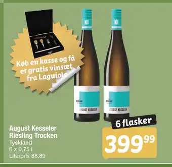 Fakta Tyskland August Kesseler Riesling Trocken tilbud