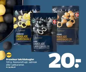 Netto Premieur lakridskugler tilbud