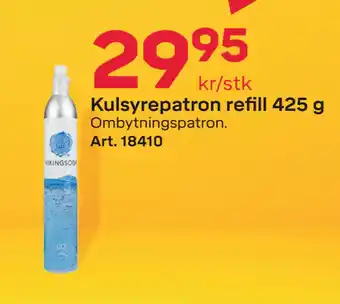 Byggmax Kulsyrepatron refill 425 g tilbud