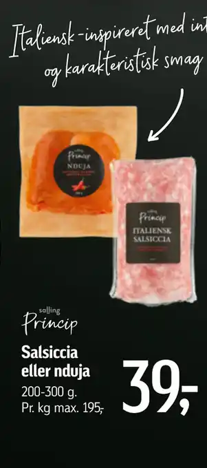 Føtex Salsiccia eller nduja tilbud