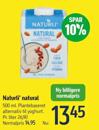 Føtex Naturli’ natural tilbud