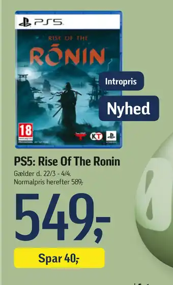 Føtex PS5: Rise Of The Ronin tilbud