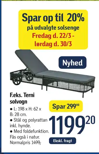 Føtex Terni solvogn tilbud