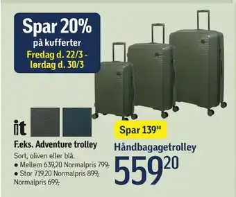 Føtex Adventure trolley tilbud