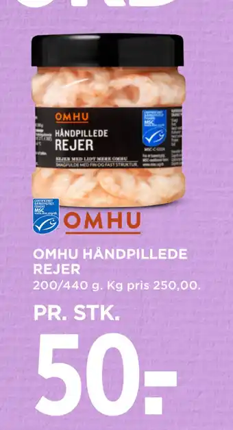 MENY OMHU HÅND PILLEDE REJER tilbud