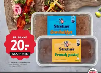 MENY STRYHN’S LEVERPOSTEJ tilbud