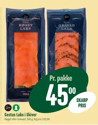 Gestus Laks i Skiver