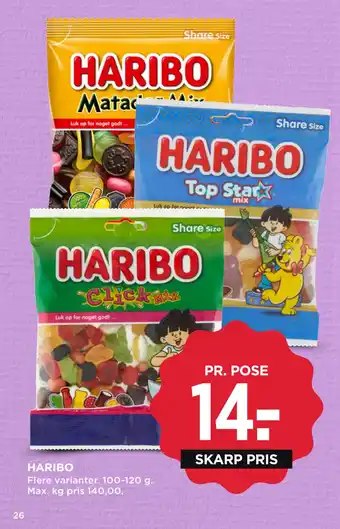 MENY HARIBO tilbud