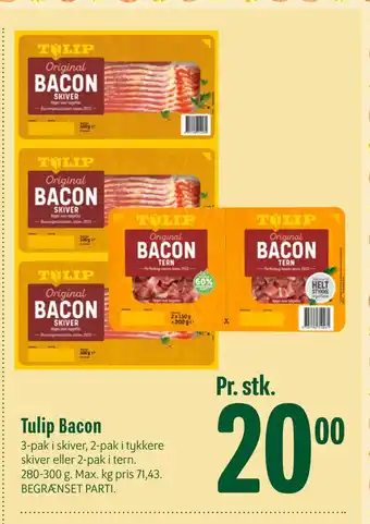 Min Købmand Tulip Bacon tilbud