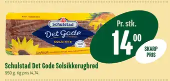 Min Købmand Schulstad Det Gode Solsikkerugbrød tilbud